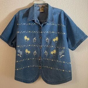 JUST MY SIZE Vintage Denim Shirt